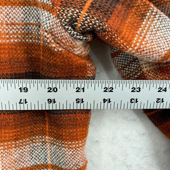 Flag & Anthem Bozeman Filled Shirt Jacket Mens Medium Rust Black Plaid Outdoors - Picture 11 of 15